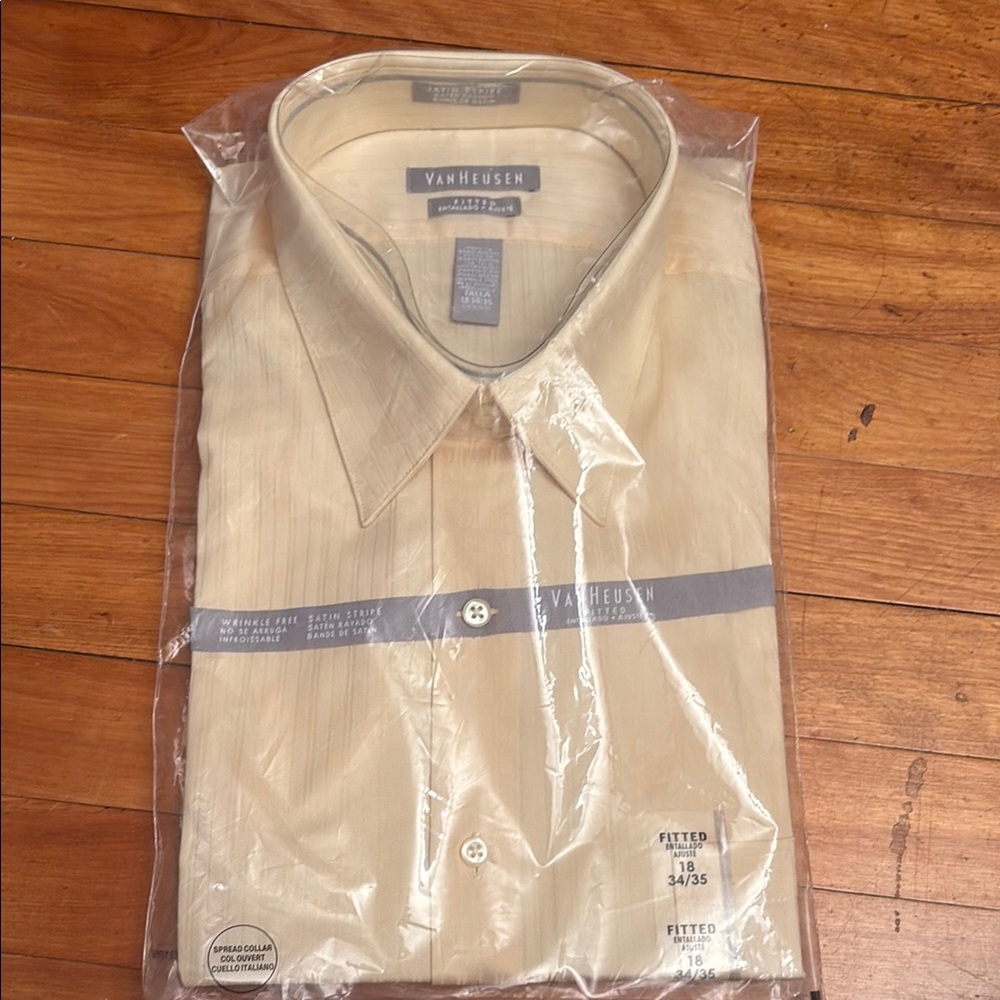 Van Heusen Men's Yellow Shirt